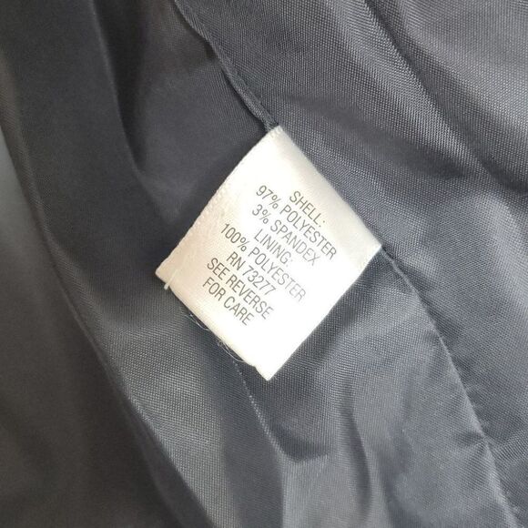 ELLE Black Cropped Dress Cardigan Jeweled Collar Detail Jacket - Picture 16 of 16